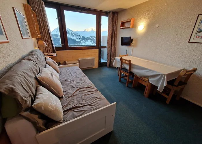 Fonctionnel Au Pied Des Pistes, Balcon Vue Sur Mont-blanc, Pour 3/4 Personnes - Fr-1-181-2617 * La Plagne